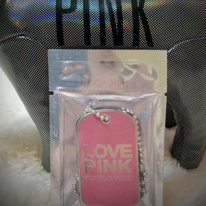 Victoria Secret Pink dog & necklace